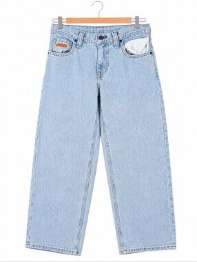 Empyre Baggy Jeans Size 24 Light Wash Y2K Skater Denim